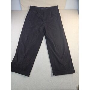 Montique Men's Brown Corduroy Dress Pants Size 40 Pleated Straight Leg 29x40